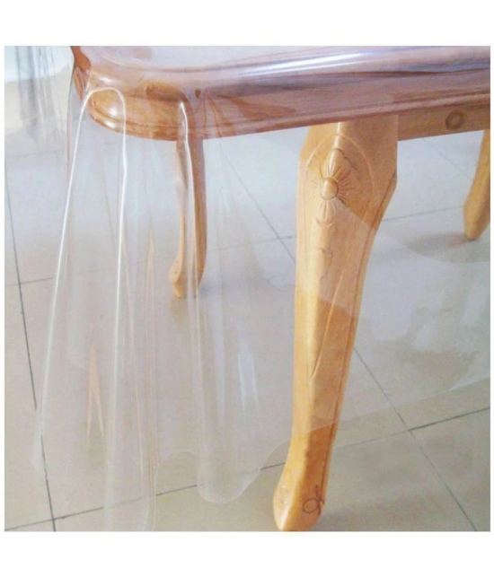 Casa Furnishing 6 Seater Transparent PVC Single Table Covers