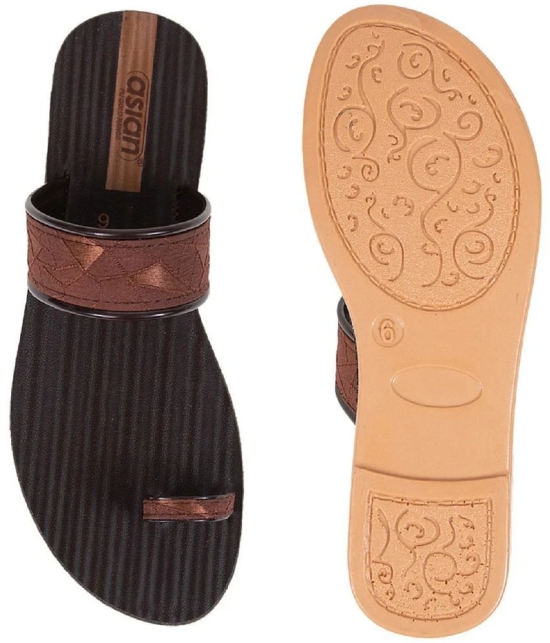 ASIAN Black Womens Daily Slipper - None