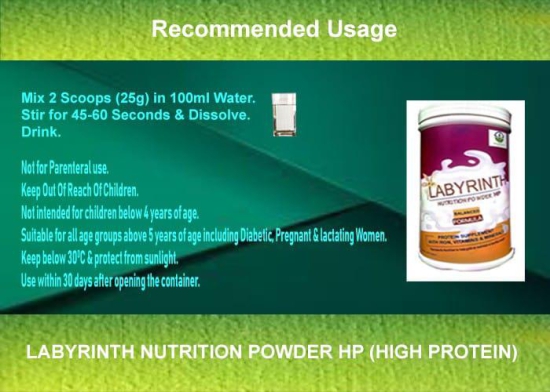 Labyrinth Nutrition Powder HP_400g