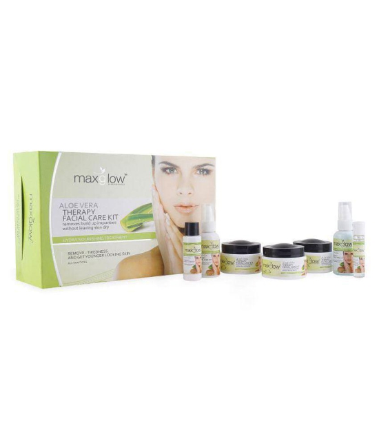 MaxGlow ALOEVERA THERAPY FACIAL CARE KIT Facial Kit 330 gm Pack of 7