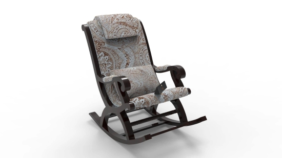 Azure Premium Rocking Chair-Brown