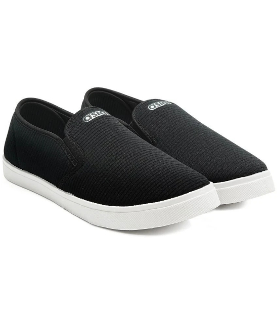 ASIAN M-2027 Black Mens Slip-on Shoes - None