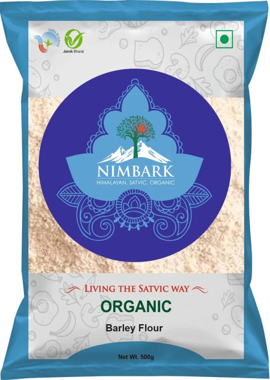 Nimbark's Pure & 100% Organic Barley Flour - 500g | Premium Jau ka Atta | Java Powder | Great for Health