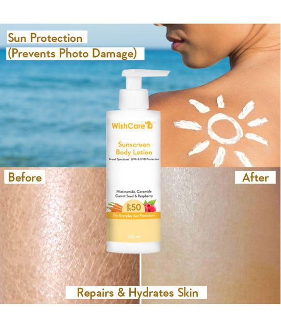 WishCare - Sun Protection Lotion For All Skin Type 200 ml ( Pack of 1 )