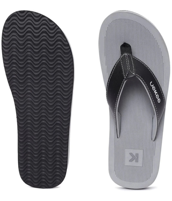 Paragon Grey Mens Thong Flip Flop - None