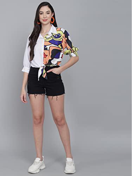 FUNDAY FASHION Casual Regular Sleeves Graphic Print Women Top