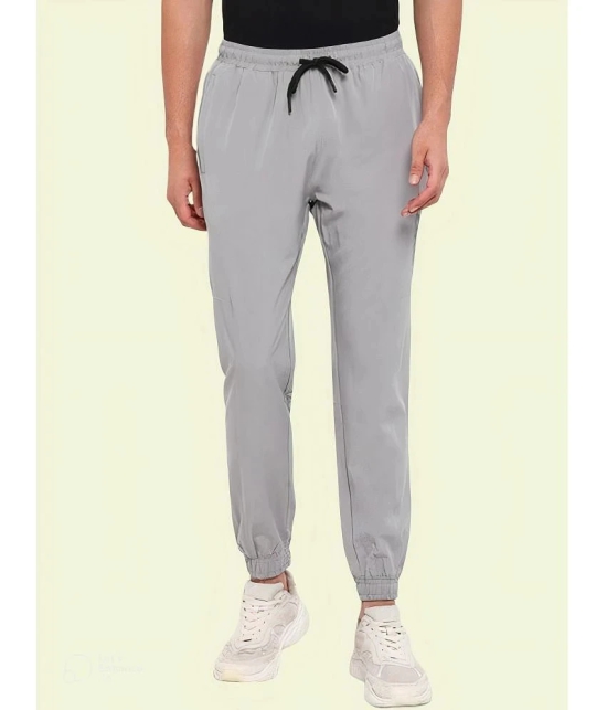 AKTIF Grey Lycra Mens Joggers ( Pack of 1 ) - None