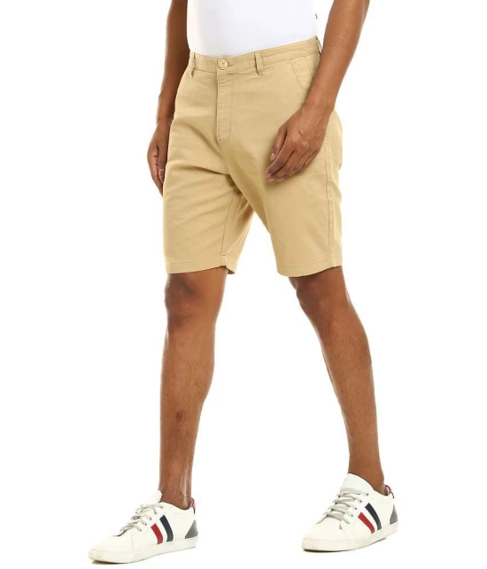 Ruggers - Cotton Blend Beige Mens Shorts ( Pack of 1 ) - None