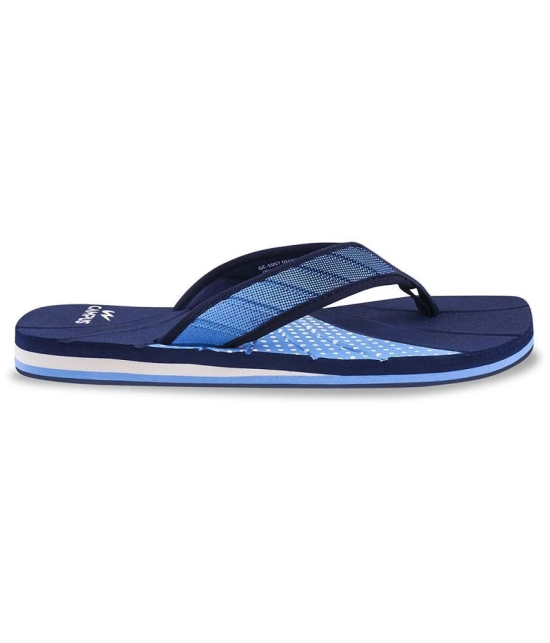 Campus Blue Mens Thong Flip Flop - None