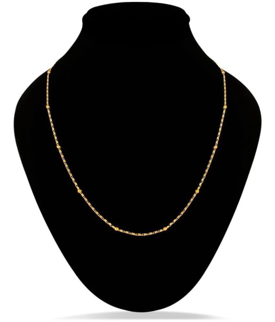 Fashion Frill Gold Plated Neck Chain For Men/ Boys - None