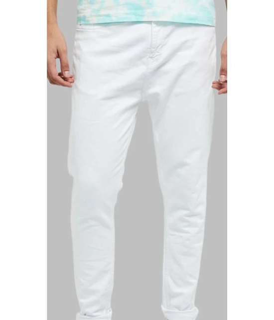 x20 - White Denim Slim Fit Mens Jeans ( Pack of 1 ) - None