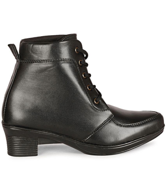 Saheb - Black Womens Ankle Length Boots - None