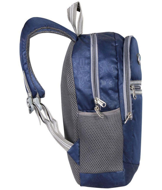 Apnav - Navy Blue Polyester Backpack For Kids