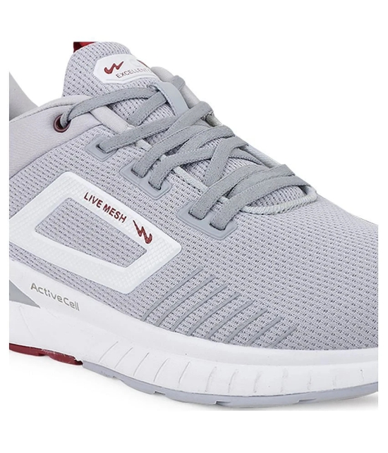 Campus EVOK Grey Mens Sports Running Shoes - None