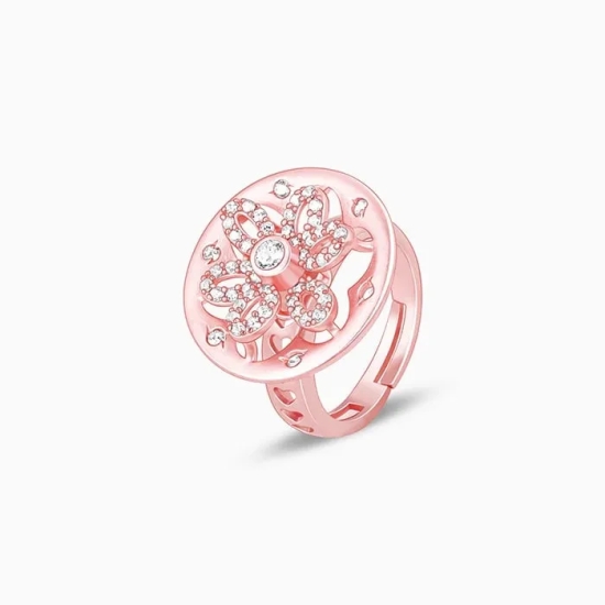 Rose Gold Say It With Flowers Ring