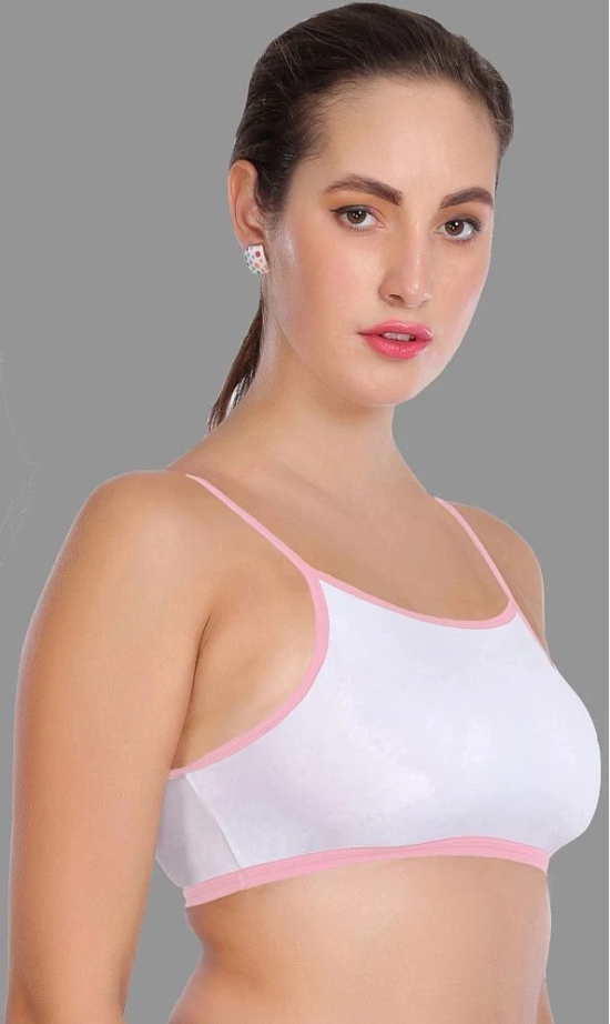 Madam - Pink Lycra Non Padded Womens Everyday Bra ( Pack of 1 ) - None