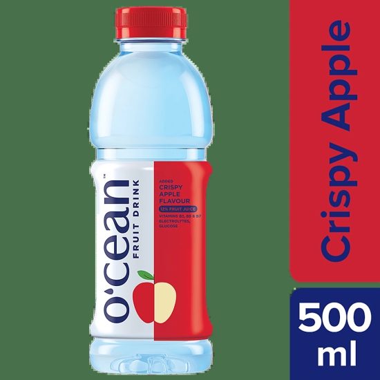 Ocean Fruit Water - Crispy Apple Flavour, 500 Ml