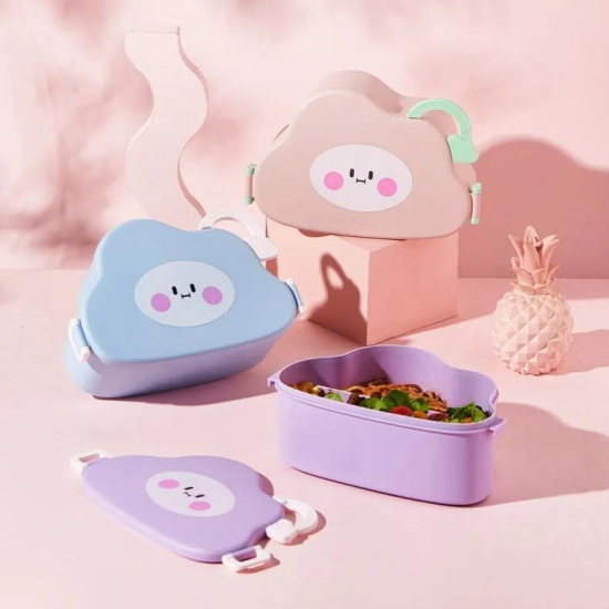 Lunch Box - Cloud-Peach