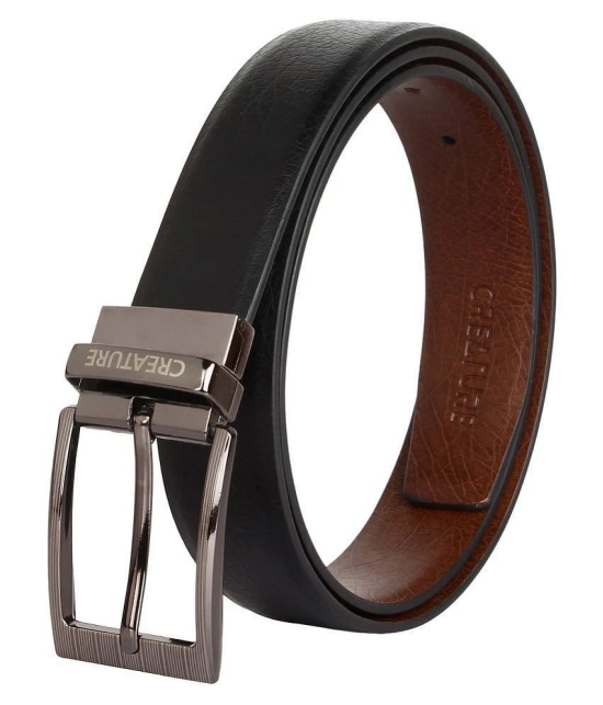 Creature - Black PU Mens Formal Belt ( Pack of 1 ) - None