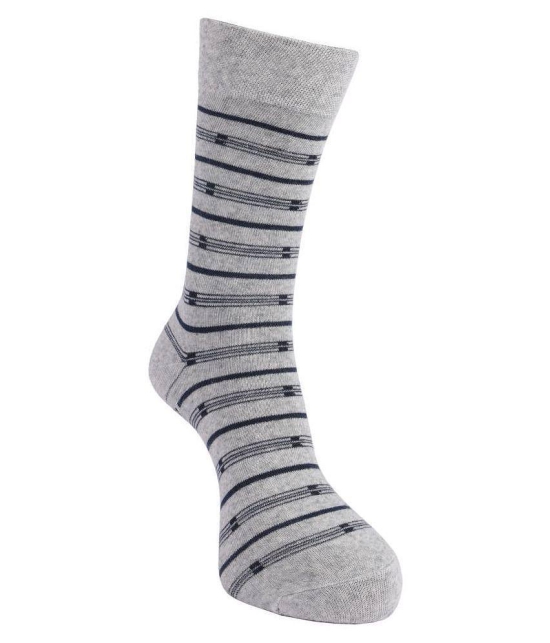 Dollar - Cotton Men's Striped Multicolor Full Length Socks ( Pack of 3 ) - Multicolor