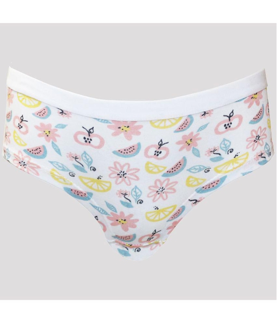 Ariel - Multi Cotton Blend Girls Panties ( Pack of 6 ) - None