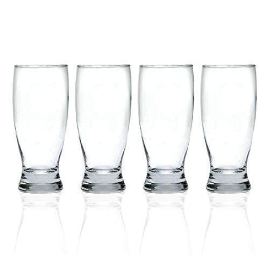 Frabjous Clear Glass Shorter Ball Glass Juice Tumbler Glass Set,250 ML, Set of 4