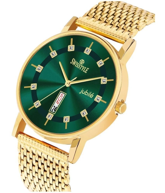 Swisstyle Gold Metal Analog Mens Watch