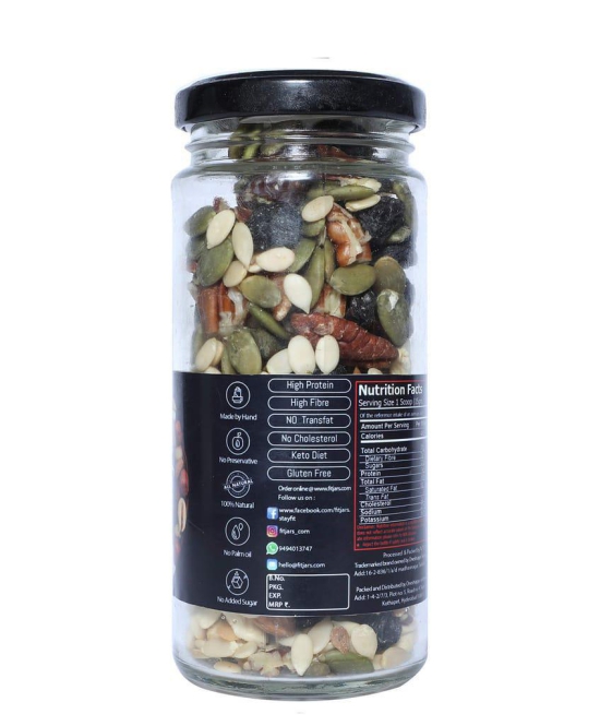 NUTICIOUS Keto Vegan High Protein Trail Mix Dryfruits-180 ge