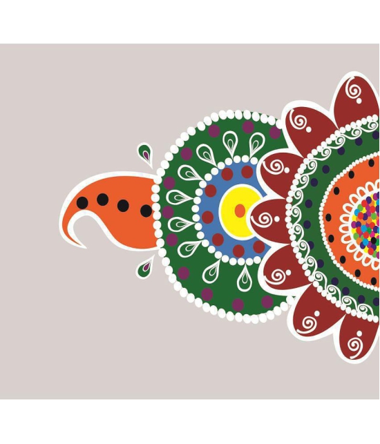 Asmi Collection Beautiful Rangoli Art Floor Sticker ( 65 x 60 cms )