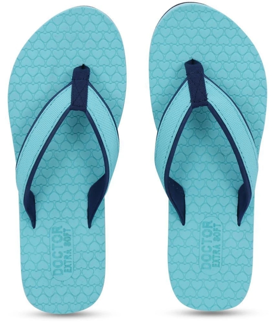 DOCTOR EXTRA SOFT - Sea Green Womens Slipper - None