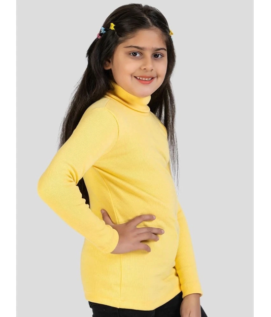 YHA - Yellow Fleece Girls T-Shirt ( Pack of 1 ) - None