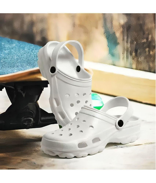 Secritas - White Mens Clogs - None