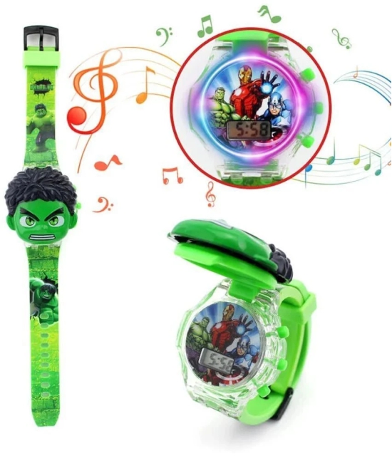 acnos Multicolor Dial Digital Boys Watch ( Pack of 1 )