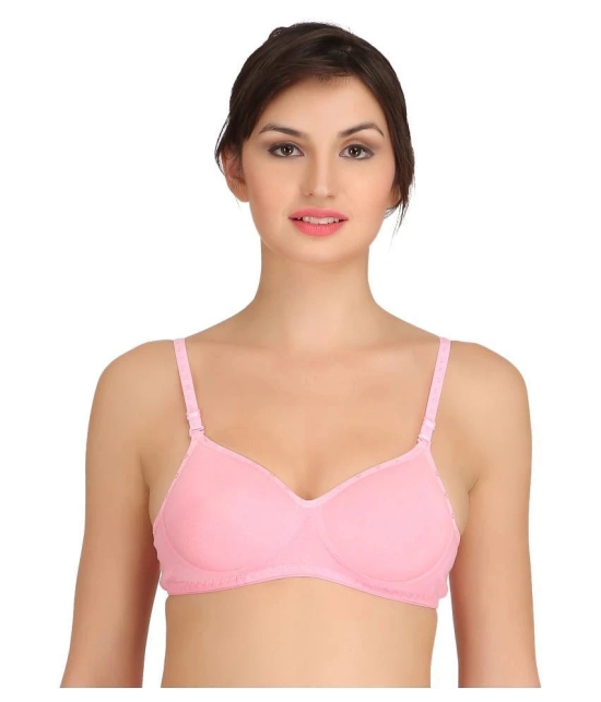 Selfcare Cotton T-Shirt Bra - Pink - 32C