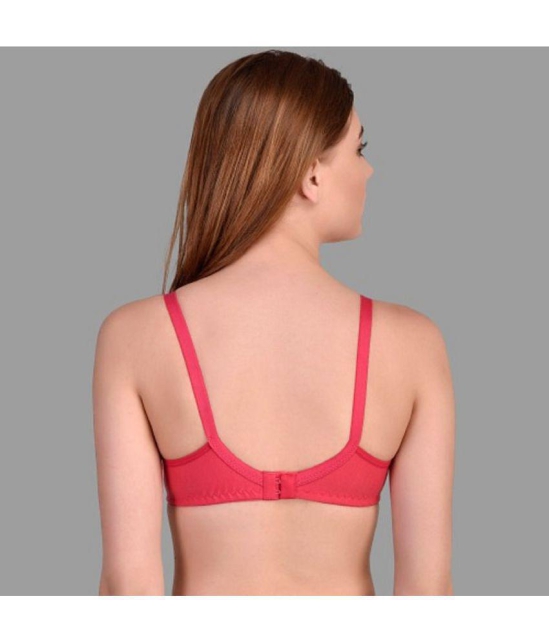 Zourt - Red Cotton Solid Womens Maternity Bra ( Pack of 1 ) - 36B