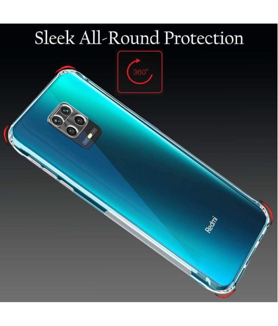 Case Vault Covers - Transparent Silicon Silicon Soft cases Compatible For POCO M2 Pro ( Pack of 1 ) - Transparent