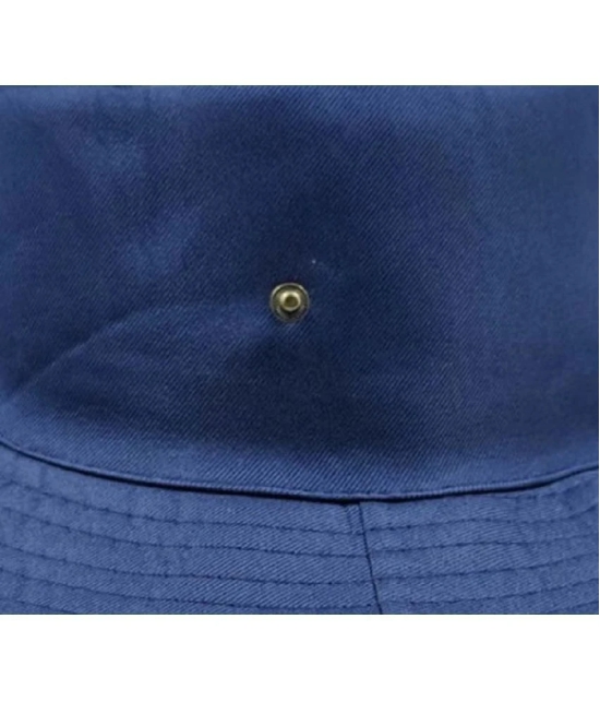 Zacharias Blue Cotton Blend Mens Hat ( Pack of 1 ) - Blue