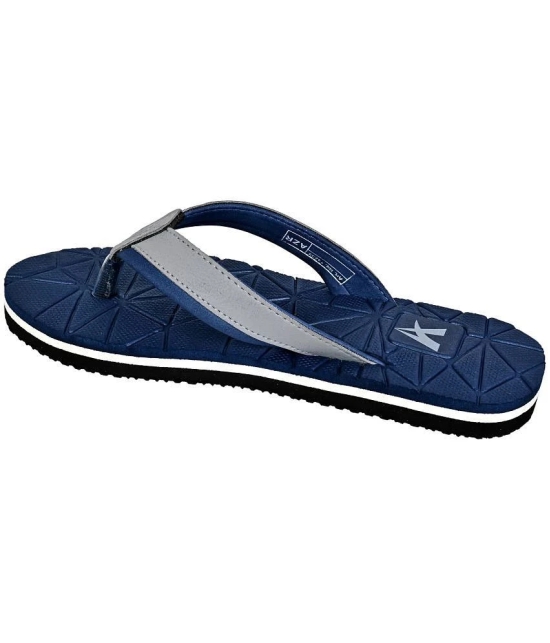 Altek - Blue Mens Thong Flip Flop - None