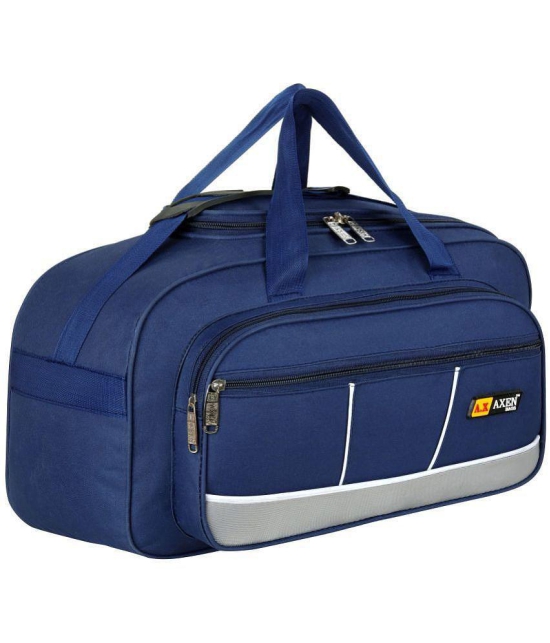 AXEN BAGS - Navy Polyester Duffle Bag - Onesize