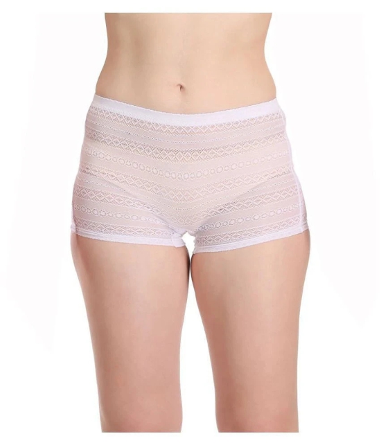 Selfcare Net/Mesh Boy Shorts - XL