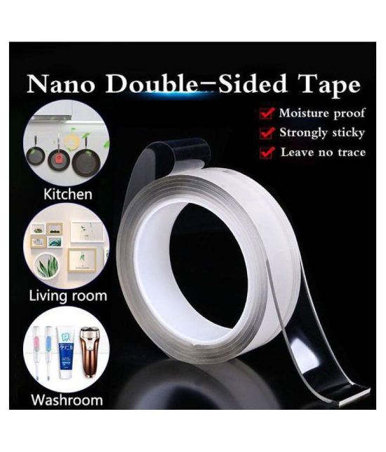 Double sided Nano Strong Grip Waterproof Traceless Removable Washable Adhesive Reusable Tape