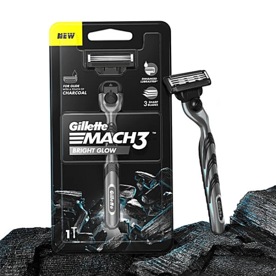 Gillette Mach 3 Charcoal Razor