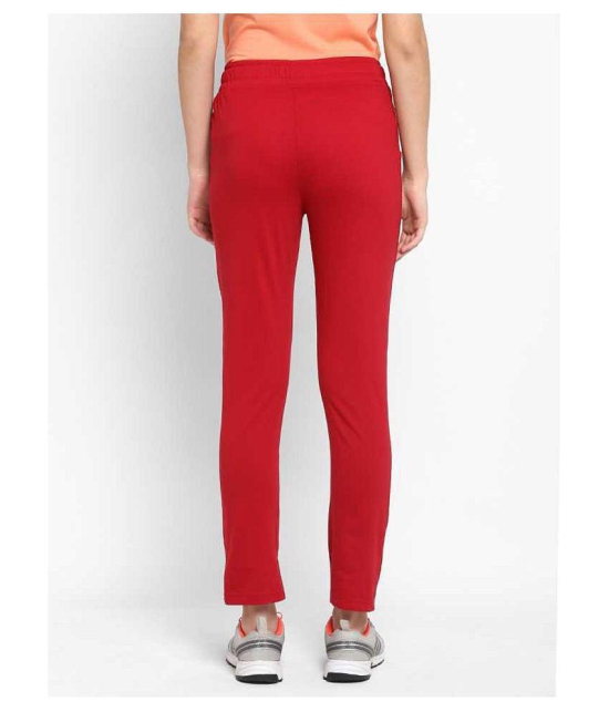 DAYAKU Red Cotton Blend Trackpants - 28