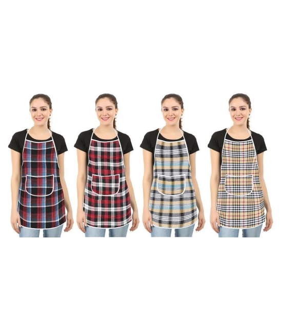 E-Retailer Set of 4 Cotton Apron