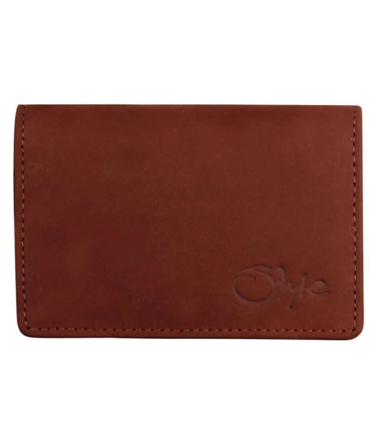 Style 98 Bi-Fold Red Card Holder - Red