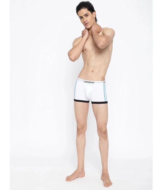 La Intimo White Cotton Mens Trunks ( Pack of 2 ) - None