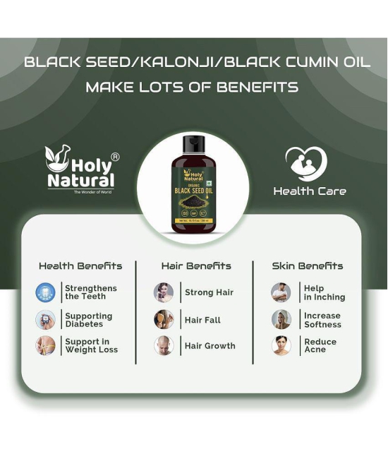 Holy Natural Kalonji Oil/Nigella Sativa 300 mL