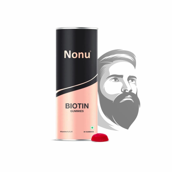 Biotin Gummies for Beard Growth-3 months