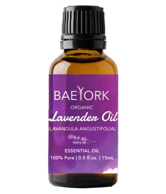 Baeyork Organic Bulgarian Lavender Essential Oil 15 mL