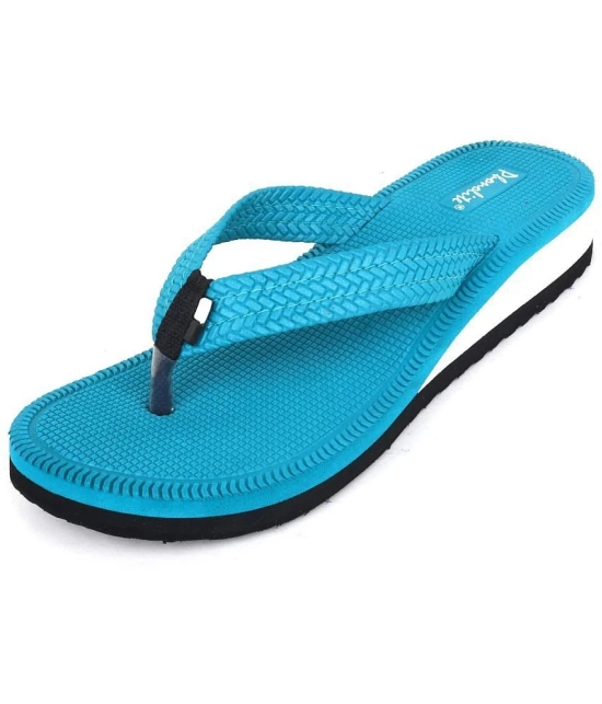 Phonolite Blue Womens Thong Flip Flop - None